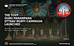 TOVP Guru Parampara Uttsav Murti Campaign Launched