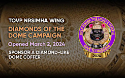 TOVP Nrsimhadeva Wing Diamonds of the Dome Campaign, 2024