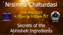 Secrets of the Mayapur Nrsimha Caturdasi Maha Abhisheka Ingredients