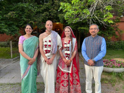 Sweden’s Indian Ambassador Visits ISKCON Almik