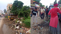 Mayapur Clean & Green Team Cleans the Rathayatra Path in New Collaboration