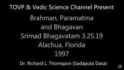TOVP & VEDIC SCIENCE CHANNEL PRESENT   Dr. Richard L. Thompson (Sadaputa Dasa) 