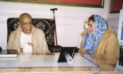 Her Grace Krishna Kirtan devi dasi (ACBSP) from France passed away today
