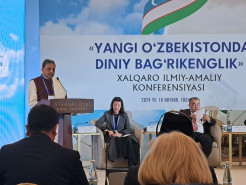 ISKCON Representatives Participate in Uzbekistan’s International Conference for Religious Tolerance