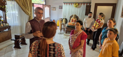 Indian Ambassador Visits Hare Krishna Temple in Luque Paraguay