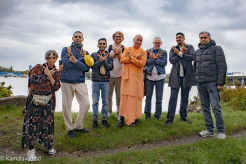 Walking Home: Bhaktimarga Swami’s Pilgrimage of Devotion Across the Netherlands