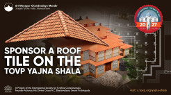 TOVP Yajna Shala Roof Tiles Sponsorship