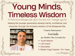 Young Minds, Timeless Wisdom Course for Youth Begins April 11