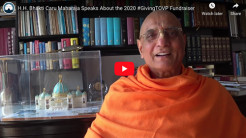 H.H. Bhakti Caru Swami Speaks About the #GivingTOVP 10 Day Matching Fundraiser