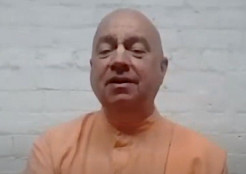 ISKCON Scarborough-"Keeping one's faith during the pandemic"- Class by HH Bhaktimarga Swami