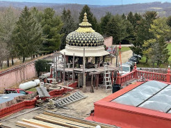 Prabhupada’s Palace Tops Off Restoration With New Roof and Domes