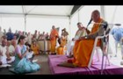 VIDEO: A Child Born in ISKCON, in Hungary, Takes Her Initiation Vows in Sanskrit