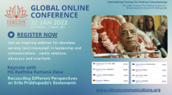 ISKCON Communications Global Conference