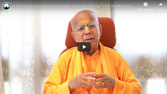 His Holiness Gopal Krishna Maharaja Speaks About the #Giving TOVP Worldwide Matching Fundraiser