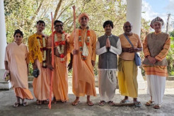 Bhaktivedanta Players Shine in Mauritius at 50-Year Tribute