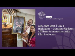 GBC AGM 2026 | Day 3 Highlights – Mayapur Updates, Affiliates & Interaction with Film Producers