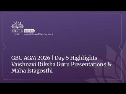 GBC AGM 2026 | Day 5 Highlights – VDG Presentations & Maha Istagosthi