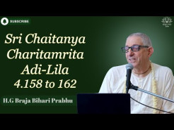 C.C. Class Adi-Lila 4.158 to 162 | By H.G Braja Bihari Prabhu | 12th Jan 2026
