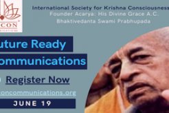 Inaugural ISKCON Communications Global Conference | Online | June 19, 2021