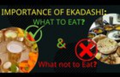 VIDEO: Importance of Ekadashi: What to eat & What not to eat on Ekadashi? | HG Karunya Sagar Das
