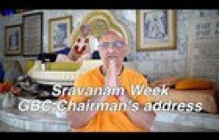 VIDEO: International Shravanam Week address by GBC Chairman, Ramai Swami