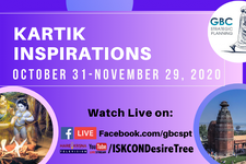GBC-SPT Invites Devotees to Celebrate and Honor Kartika Together