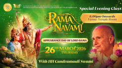 Rama Navami Special Evening Class with HH Chandramauli Swami Maharaja – 26.03.2026