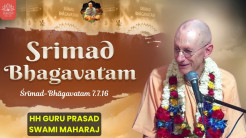 Morning Srimad Bhagavatam Class by HH Guru Prasad Swami || Srimad Bhagavatam 7.7.16