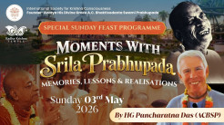Moments with Srila Prabhupada | Sunday Feast Talk by HG Pancharatna Das – 03.05.2026
