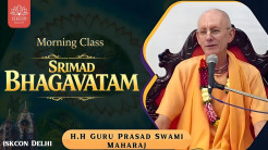 Morning Srimad Bhagavatam Class By HH Guru Prasad Swami&nbsp; || SB 7.7.55 || ISKCON Delhi