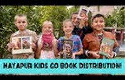 VIDEO: Mayapur Kids Go On Book Distribution!!