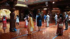 New Vrindaban Reopens to Pilgrims With Precautions in Place