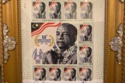 ISKCON Malaysia Releases Srila Prabhupada Stamps in Honour of Visit 50 Years Prior