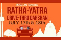 ISKCON Toronto to Hold Ratha-Yatra Drive-Thru Darshan