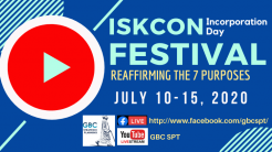 GBC Strategic Planning Team to Host Six Days of Facebook Live Events for ISKCON Incorporation Day