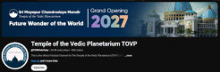 Subscribe to the Temple of the Vedic Planetarium (TOVP) Youtube Channel