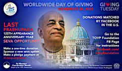 Giving Tuesday – A Worldwide Day of Giving- November 30, 2021