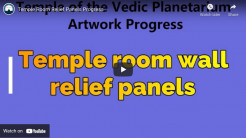 TOVP Temple Room Walls Relief Panels Progress