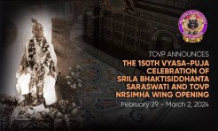 150th Vyasa-puja Celebration of Srila Bhaktisiddhanta Saraswati & TOVP Nrsimha Wing Opening