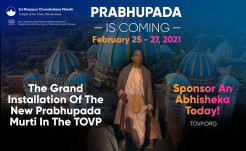 Prabhupada is Coming! To the TOVP!
