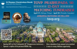 TOVP Launches Prabhupada 50 Matching Fundraiser
